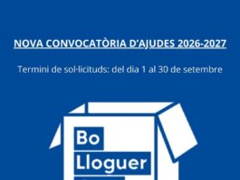 El Govern abre este martes 1 de septiembre el plazo de solicitudes para la nueva convocatoria de ayudas del «Bono alquiler joven»
