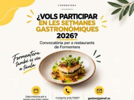 Abierta la convocatoria para participar en las semanas gastronómicas octubre 2026
