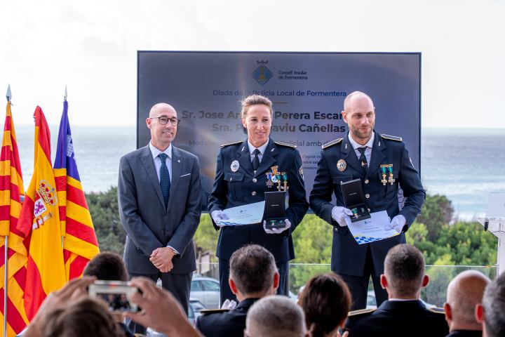 Gala de la Policia local celebrado esta mañana en Formentera