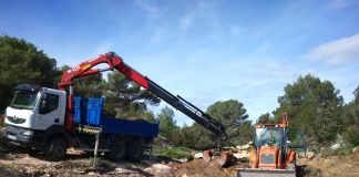 Limpieza en el Torrent de s’Alga