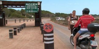 Dilluns es posa en marxa el control d’accès al Parc Natural de ses Salines