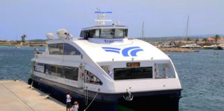 Trasmapi presenta el seu nou catamarà, batejat amb el nom «Illetas Jet»
