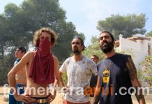 Del verde a la ceniza en Cala Saona