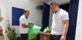 Casi una tonelada de recogida de residuos orgánicos en un mes