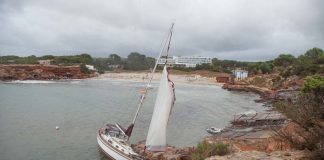 El temporal deixa nombrosos incidents a Formentera per mar i terra