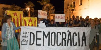 Formentera mostra el seu suport al poble de Catalunya