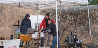 Empieza la exhumación de la fosa común de Sant Ferran