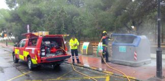 Los bomberos de Formentera realizaron dos intervenciones durante la mañana de ayer