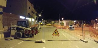 Las obras de mejora de la calle Guillem de Montgrí de Sant Ferran obligan a su cierre al tránsito