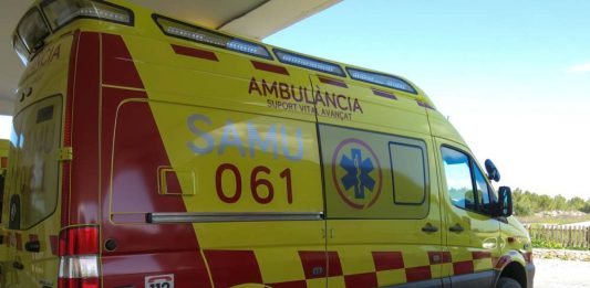 Herido grave trasladado a Can Misses tras volcar un vehículo en el estany Pudent