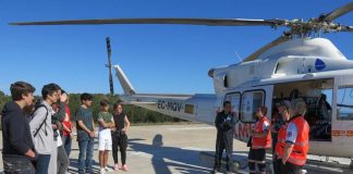 Los alumnos de bachillerato participan en los talleres de seguridad del paciente en el Hospital de Formentera