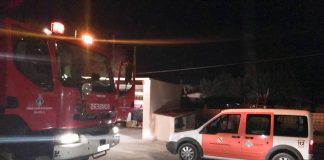 Petit incendi a un habitatge de Porto-salè