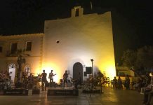 El Consell se suma este sábado a ‘La Hora del Planeta’ Iglesia de Sant Francesc iluminada / imagen de archivo