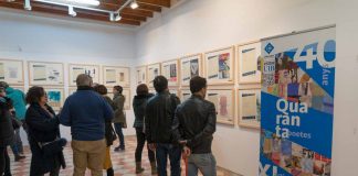 La exposición itinerante «40 años, Cuarenta poetas, XL Artistas» llega a Formentera