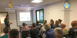 La Guardia Civil imparte unas jornadas de coordinación en Formentera para actuar ante casos de explosivos