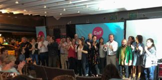 Cerca de doscientas personas arroparon el inicio de la campaña electoral de Gent per Formentera