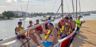 Finaliza el curso de vela para usuarios del Centro de Día