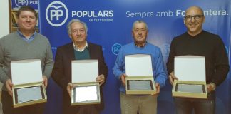 Homenaje a los cuatro alcaldes populares de Formentera
