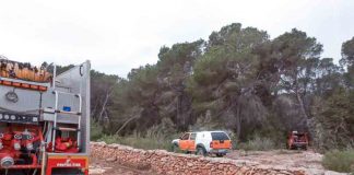 Sofocado un incendio en zona forestal de es Cap de Barbaria