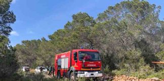 Sofocado un incendio forestal en la zona de es Cap