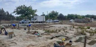 Salen a la luz cuatro nuevas sepulturas en la necrópolis bizantina de Sant Francesc