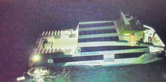 Accidente marítimo en Es Freus