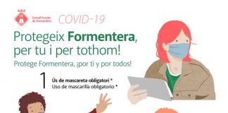 La campaña «Protegeix Formentera, per tu i per tothom» se viste de invierno