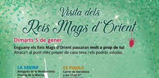 Los Reyes Magos visitarán Formentera el próximo 5 de enero con una cabalgata sin paradas y respetando las medidas sanitarias