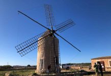 Finaliza la restauración de las antenas del Molí Vell de la Mola