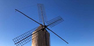 Finaliza la restauración de las antenas del Molí Vell de la Mola