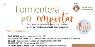 Reinicio de la campaña informativa «Formentera para llevar»