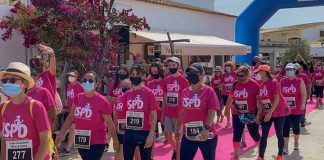 Alta participación en la VII Cursa per a la Dona