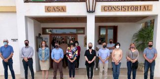 Minuto de silencio por el crimen machista acaecido en Ibiza