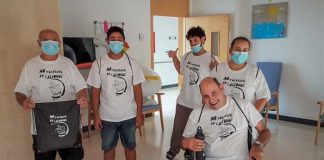Usuarios del Centro de Día colaboran en difundir la prevención del consumo de alcohol en menores