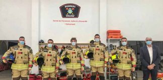 Nuevos equipamientos de protección individual para los bomberos del Consell de Formentera