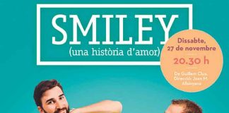 Llega a Formentera “Smiley: Una història d’amor”, la exitosa obra de Guillem Clua