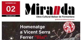 La OCB Formentera relanza la revista Miranda
