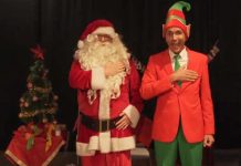 Papá Noel viaja de Laponia a Formentera para ofrecer un espectáculo a los niños y recoger sus cartas