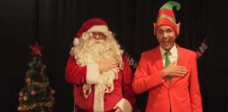 Papá Noel viaja de Laponia a Formentera para ofrecer un espectáculo a los niños y recoger sus cartas