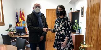 Ana Juan recibe a Andreu Ferrer, nuevo Juez de paz de Formentera Andreu Ferrer, nuevo juez de paz