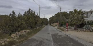 Corte de circulación por obras en la carretera de Porto-salè