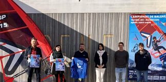 Cerca de ochenta regatistas se citan en Formentera en el Campeonato de Baleares de Windsurf Presentación programa Campeonato balear de Windsurf / foto CIF