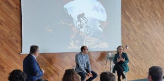 Formentera presenta sus actividades de pre y post temporada turística en Valencia, Barcelona y Madrid Alejandra Ferrer y Carlos Bernús durante la promoción de Formentera llevada a cabo esta semana