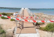 El Consell instalará en los próximos días las escaleras y las luces de seguridad del pantalán de s’Estany des Peix