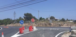 La carretera de Ca Marí reabierta al tránsito rodado Cruce es Ca Marí