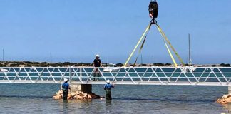 El Consell rebaja la altura de la pasarela de s’Estany des Peix