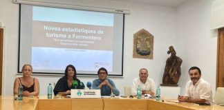 Formentera tendrá datos estadísticos actualizados sobre el turismo que nos visita Momento de la rueda de prensa celebrada hoy en Formentera