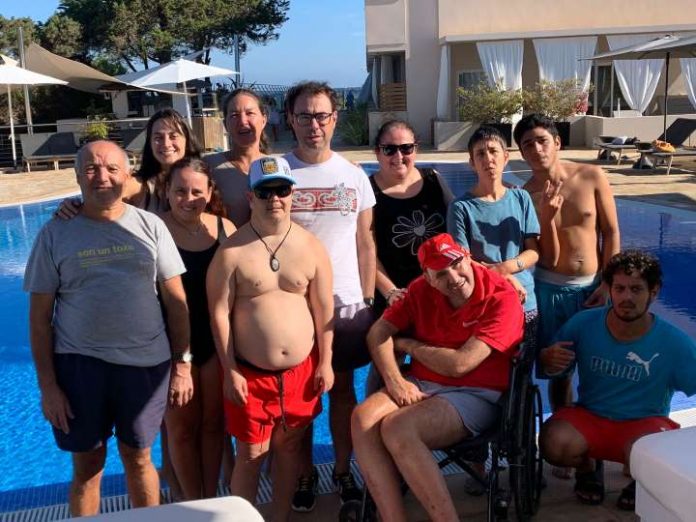 Los usuarios realizaron actividades en la piscina del Hotel Tahiti