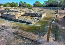El Consell retira las vallas del castellum romano de Can Blai para hacerlo más accesible y agradable a los visitantes Castellum romano can Blai