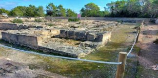 El Consell retira las vallas del castellum romano de Can Blai para hacerlo más accesible y agradable a los visitantes Castellum romano can Blai